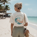 Groovy Beach Wave (Adult T-Shirt)