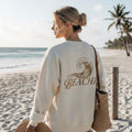 Beach Wave (Adult Crewneck Sweatshirt)