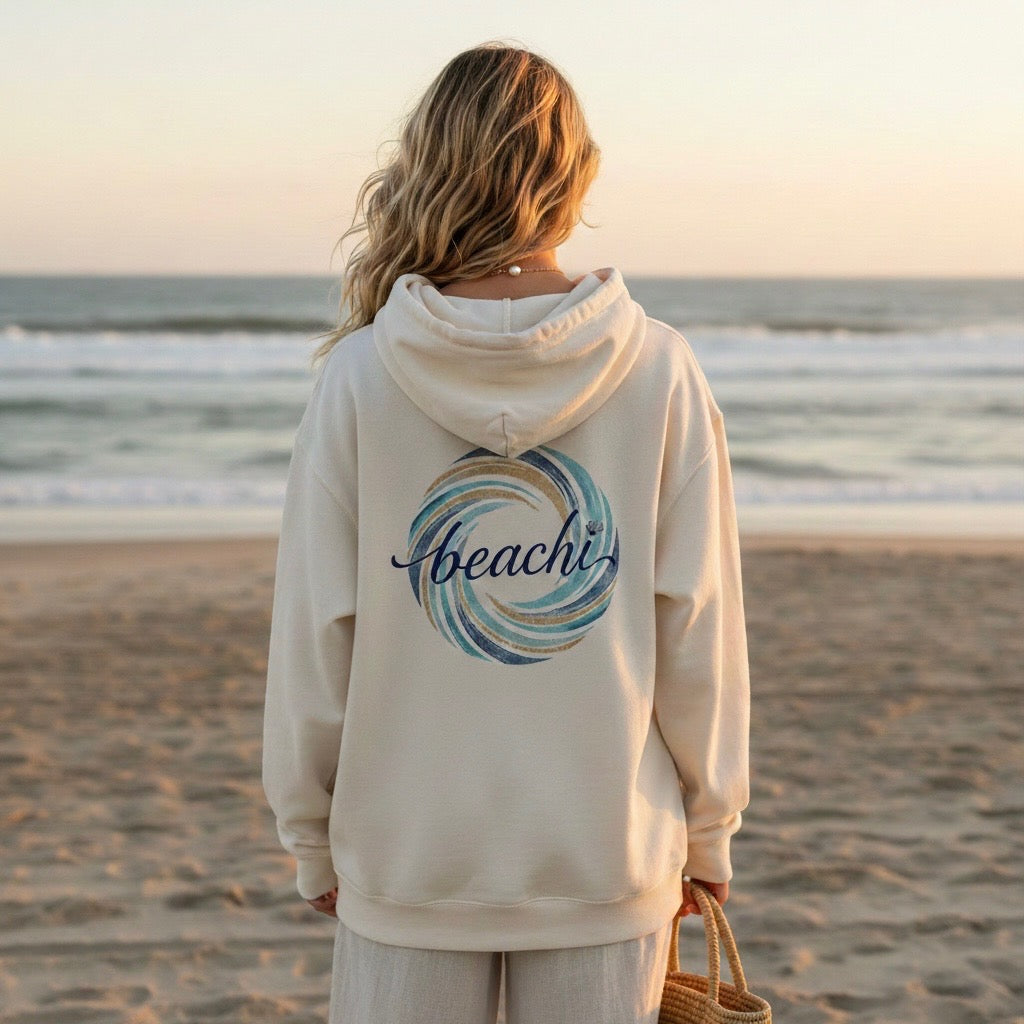 Beach Swirl Hoodie (Adult Hoodie)